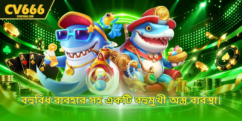 বহুবিধ ব্যবহার সহ একটি বহুমুখী অস্ত্র ব্যবস্থা।