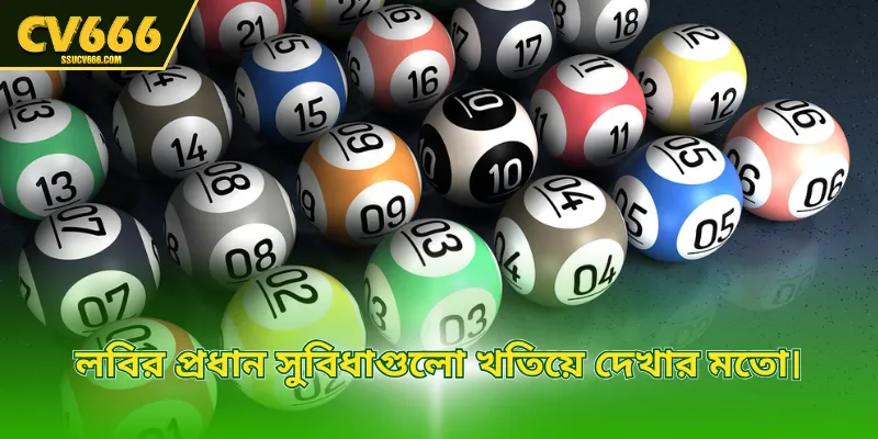 লবির প্রধান সুবিধাগুলো খতিয়ে দেখার মতো।